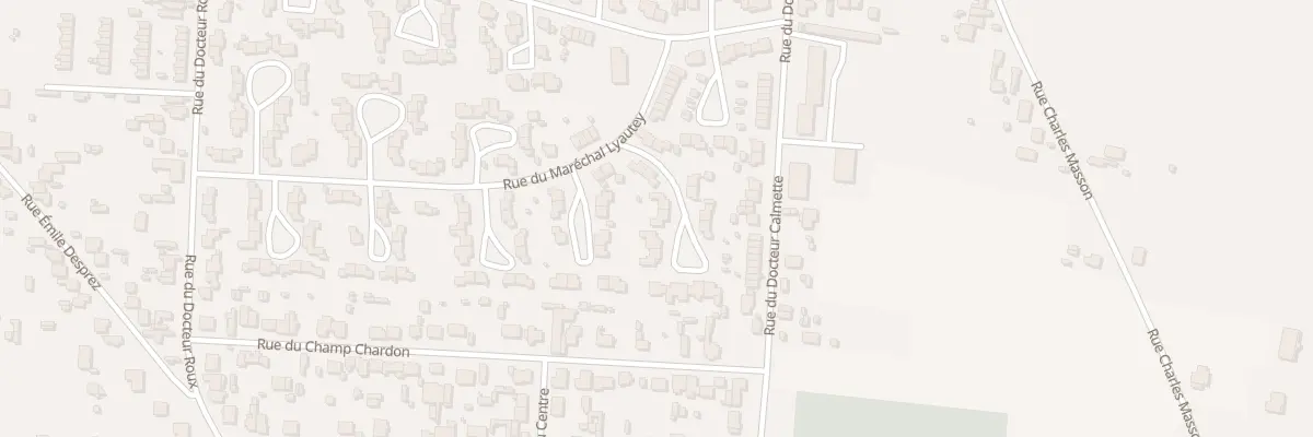 Plan du 106 Rue du Maréchal Lyautey à Romilly-sur-Seine