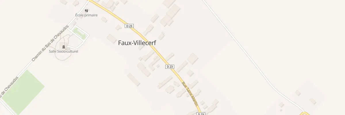 Plan du 20 Rue saint Martin à Faux-Villecerf