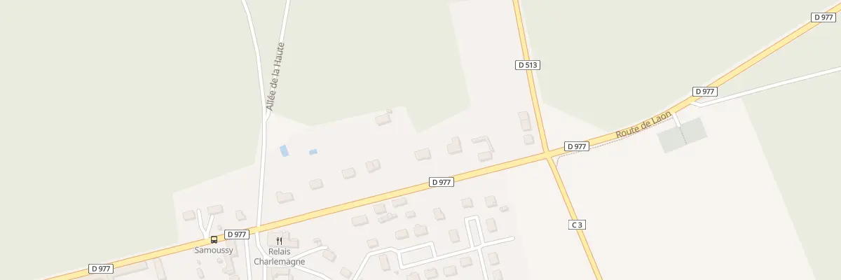 Plan du 35 Rte de Laon à Samoussy