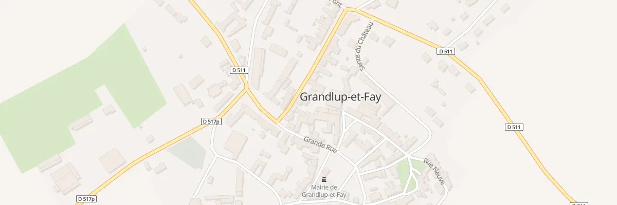 Plan du 6 Rue de Favières à Grandlup-et-Fay