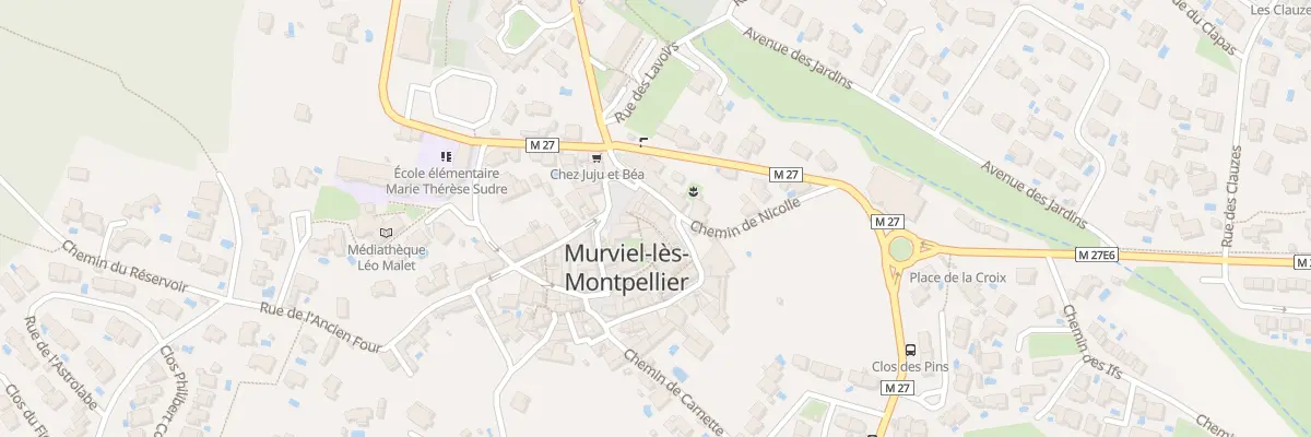 Plan du 6 Rue des Remparts à Murviel-lès-Montpellier
