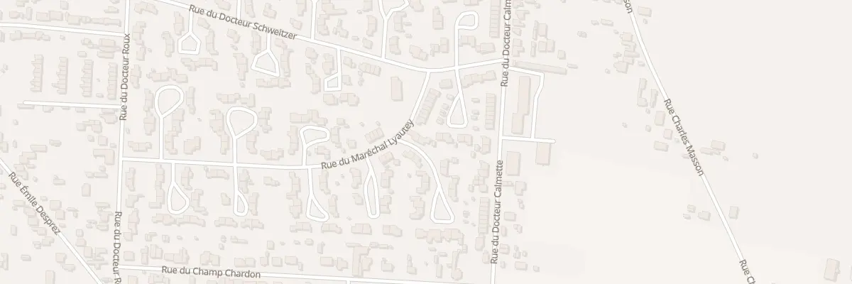 Plan du 128 Rue du Maréchal Lyautey à Romilly-sur-Seine