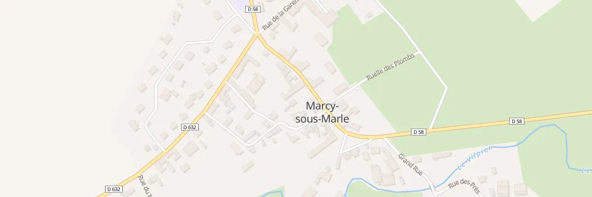 Plan du 6 Gr Grand Rue à Marcy-sous-Marle