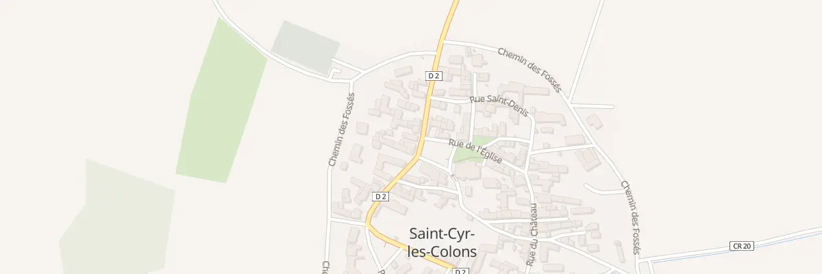 Plan du 19 Rue de la Porte de Coulon à Saint-Cyr-les-Colons