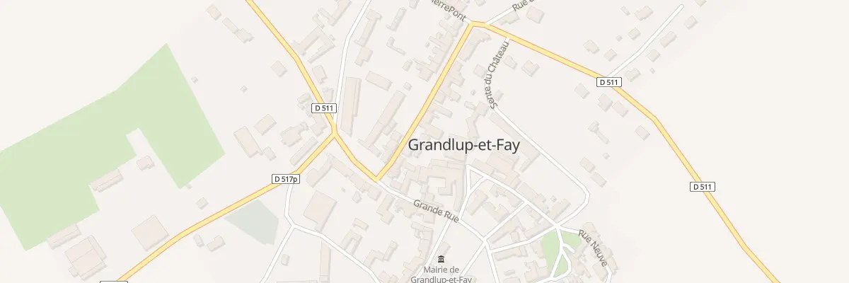 Plan du 8 Rue de Favières à Grandlup-et-Fay