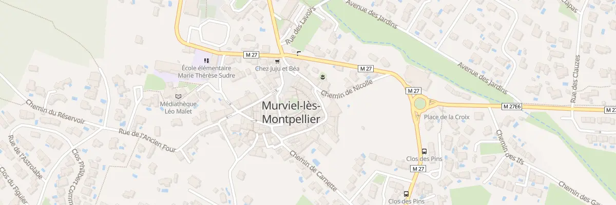 Plan du 1B Rue des Remparts à Murviel-lès-Montpellier