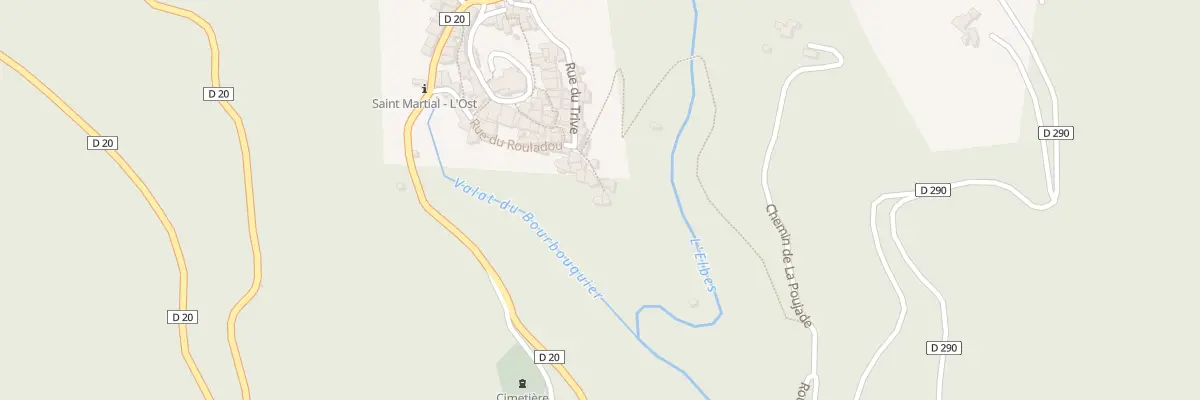 Plan du 5215 Le Village à Saint-Martial