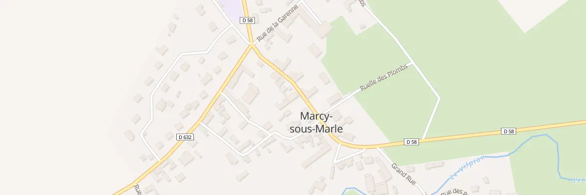 Plan du 4 Gr Grand Rue à Marcy-sous-Marle