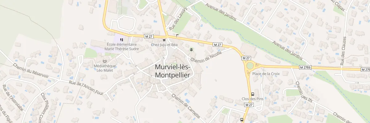 Plan du 2B Rue des Remparts à Murviel-lès-Montpellier