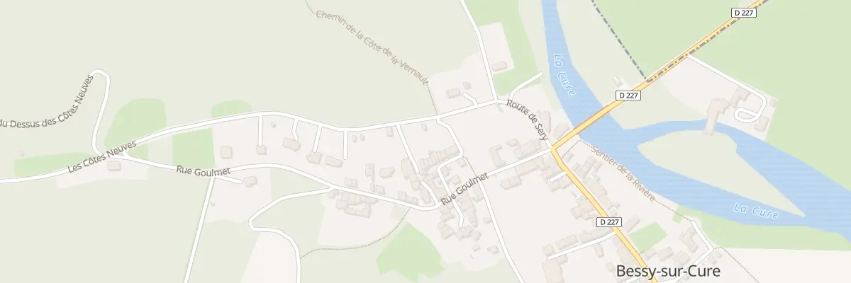 Plan du 21 Rle de la Rue Goulmet à Bessy-sur-Cure