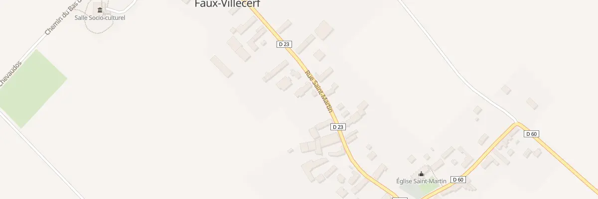 Plan du 13 Rue saint Martin à Faux-Villecerf