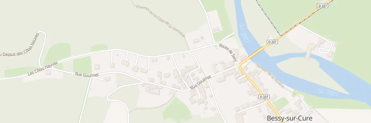 Plan du 23 Rle de la Rue Goulmet à Bessy-sur-Cure