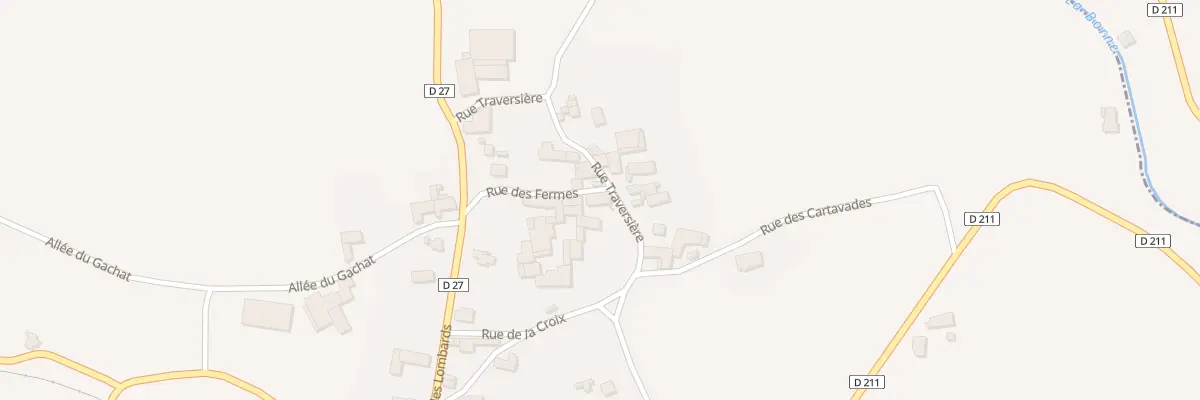 Plan du 401 Rue Traversière à Vernassal