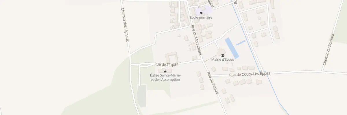 Plan du 70 Rue de l’Eglise à Eppes