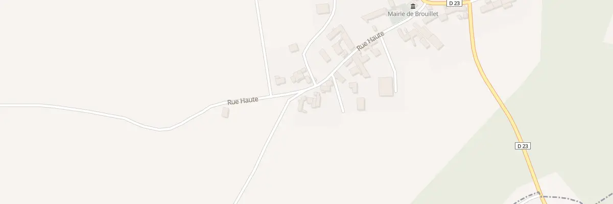 Plan du 19 Rue Haute à Brouillet