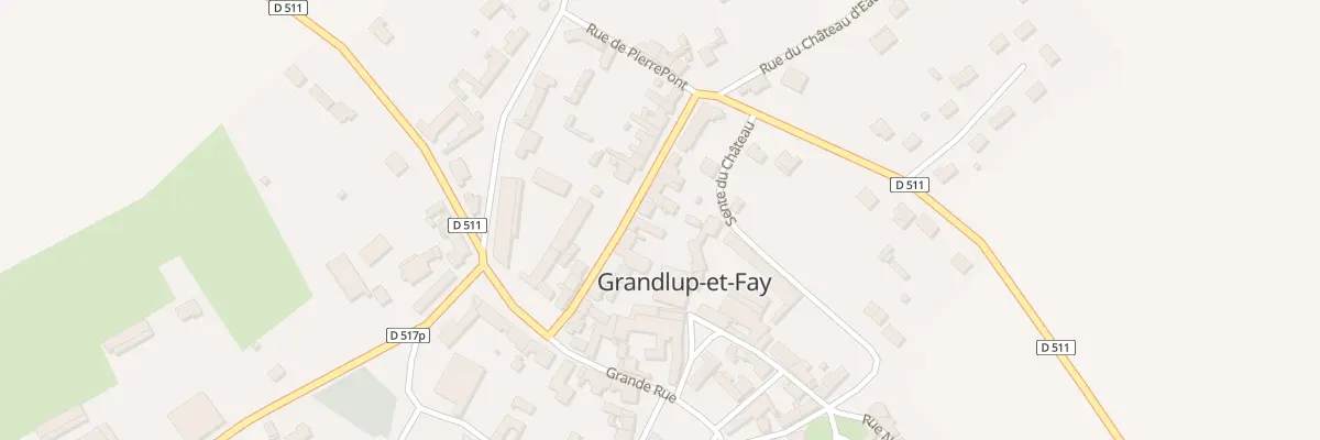 Plan du 14 Rue de Favières à Grandlup-et-Fay