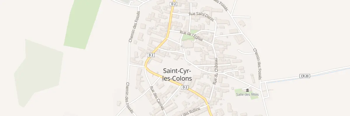 Plan du 6 Rue de la Porte de Coulon à Saint-Cyr-les-Colons