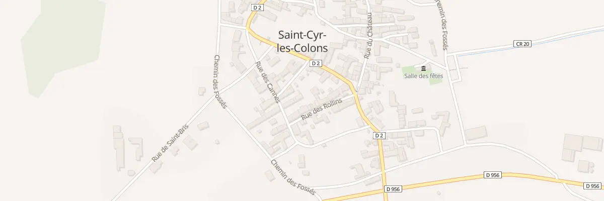 Plan du 9 Rue des Cannes à Saint-Cyr-les-Colons