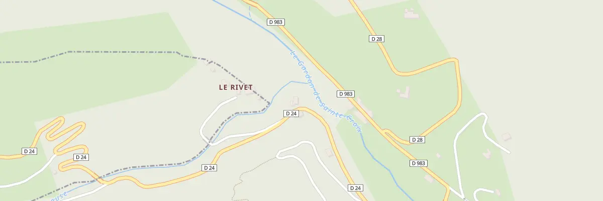 Plan du 5125 La Canal à Sainte-Croix-Vallée-Française