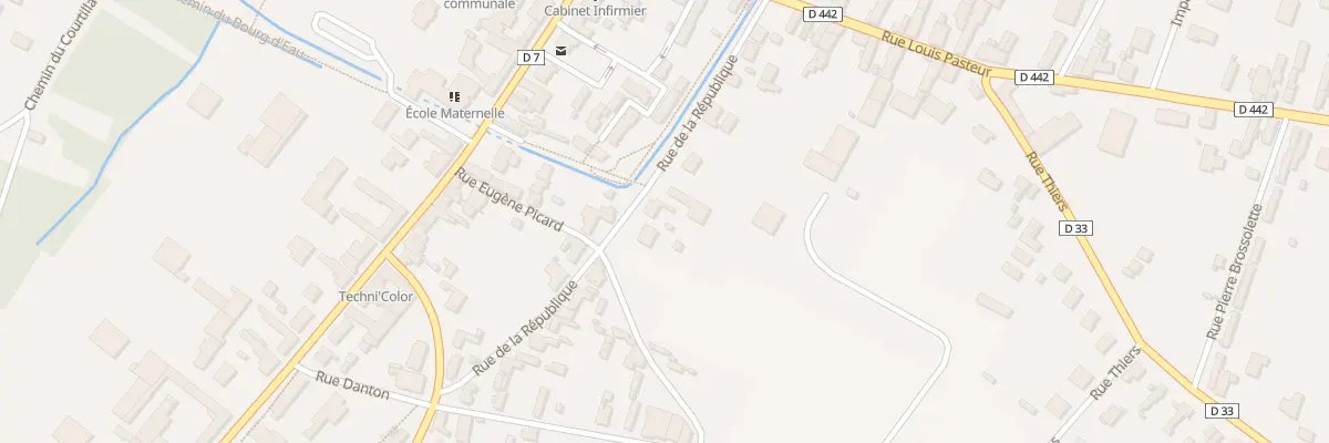 Plan du 11 Rue de la République à Marigny-le-Châtel