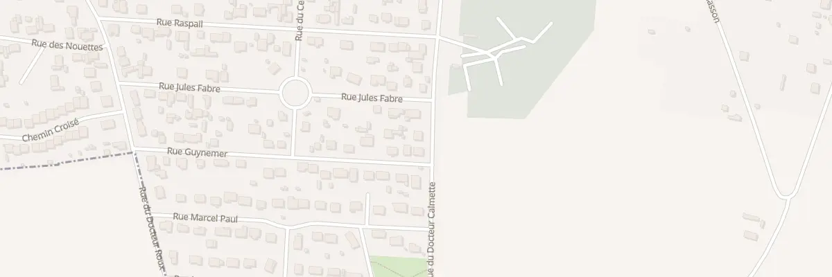 Plan du 9001 Rue du Docteur Calmette à Romilly-sur-Seine