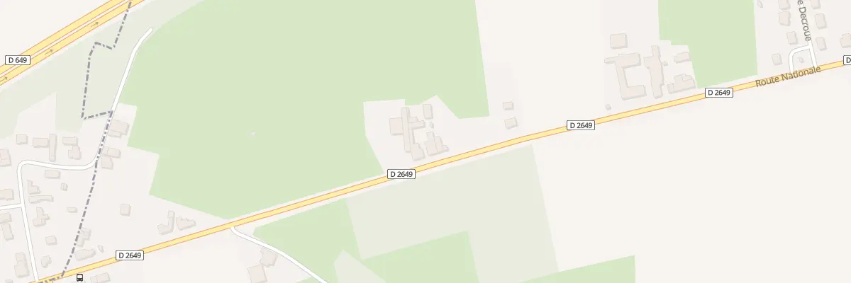 Plan du 72 N Rte Nationale à Saint-Waast