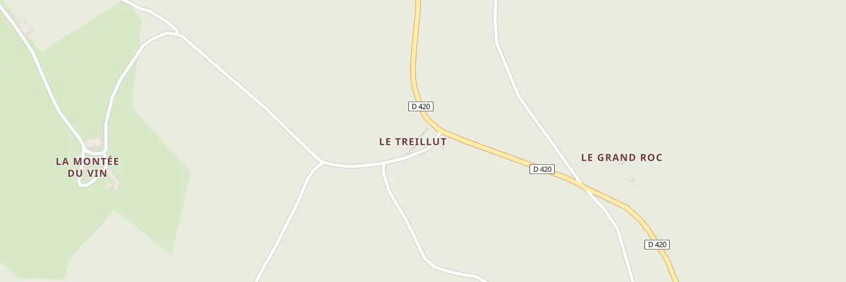 Plan du 5255 Le Treilhut à Châtel-Montagne