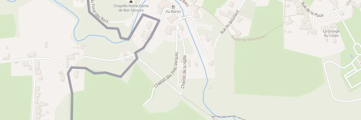 Plan du 2 Che de la Halte à Gussignies