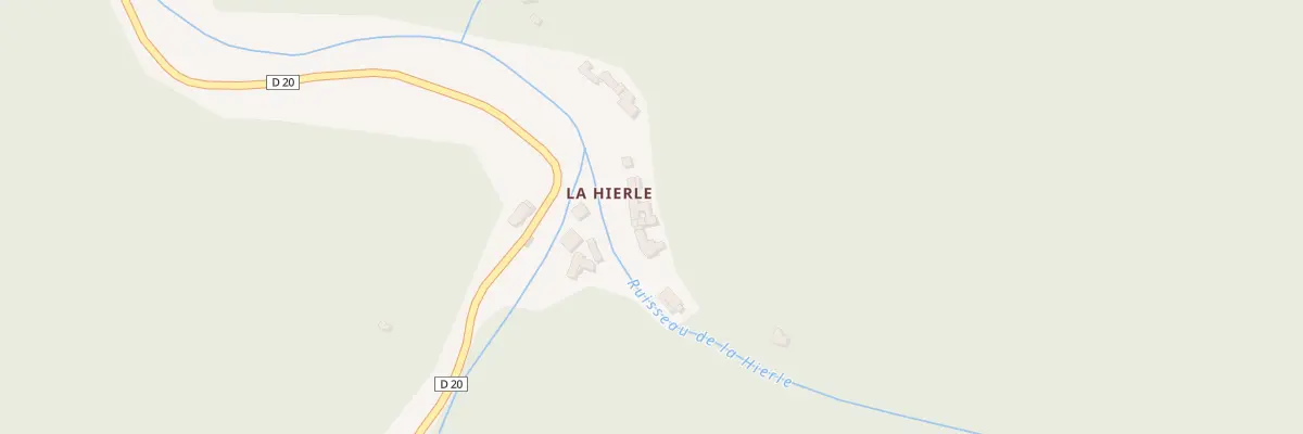 Plan du 25 La Hierle aux Plantiers