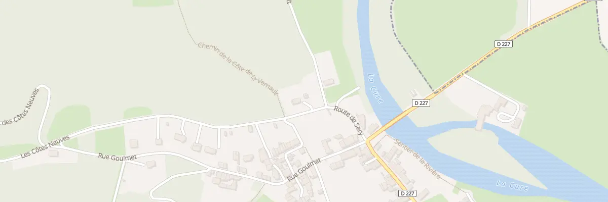 Plan du 20 Le Thureau à Bessy-sur-Cure