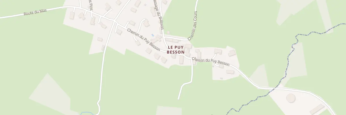 Plan du 5645 Le Puy Besson à Job