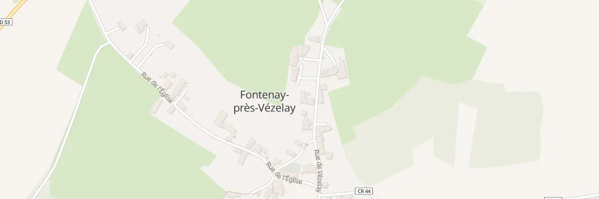 Plan du 16 Rue de Vezelay à Fontenay-près-Vézelay