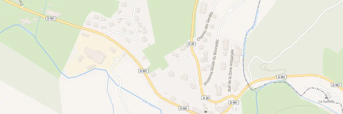 Plan du 235 Rte du Goulet à Mont Lozère et Goulet