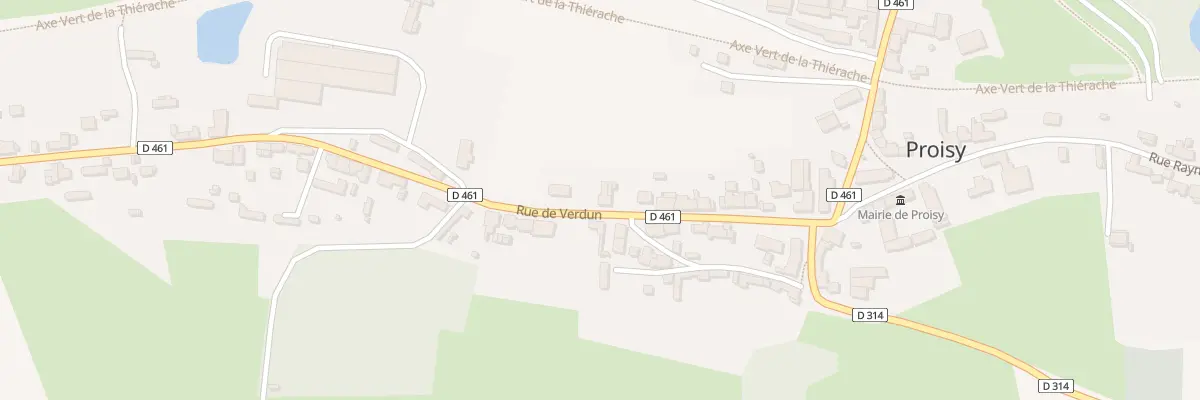 Plan du 18 Rue de Verdun à Proisy