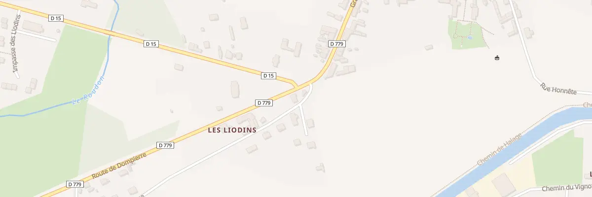 Plan du 2 Che du Bouton Rouge à Diou