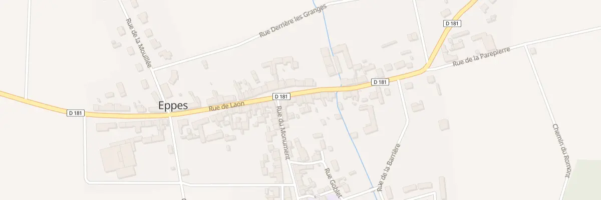 Plan du 30 Rue de Sissonne à Eppes