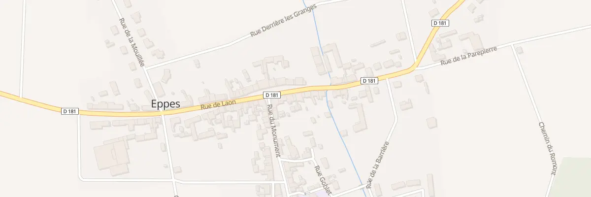 Plan du 36 Rue de Sissonne à Eppes