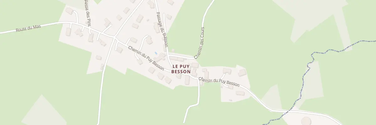 Plan du 5516B Le Puy Besson à Job