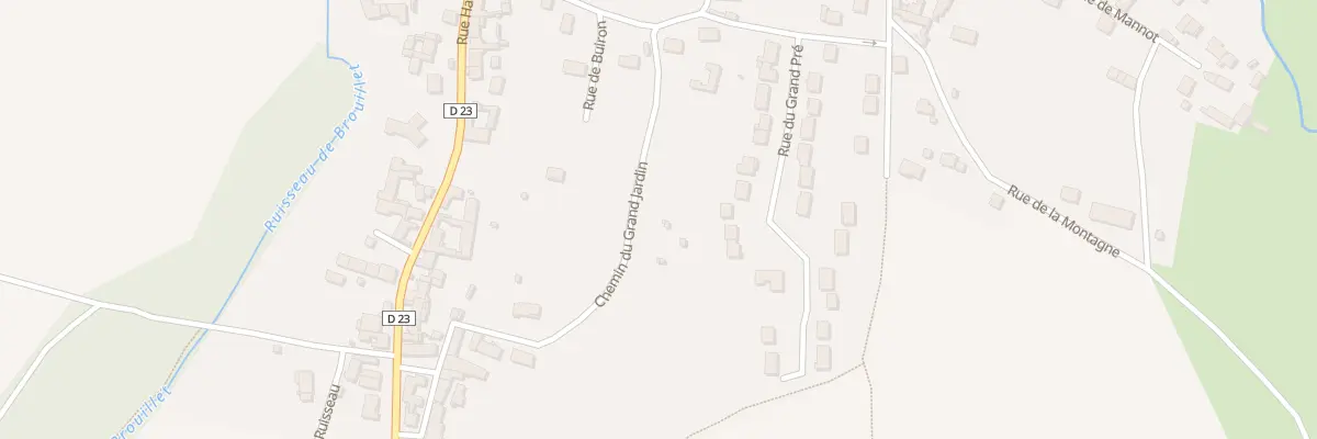 Plan du 5268 Le Grand Pre à Crugny