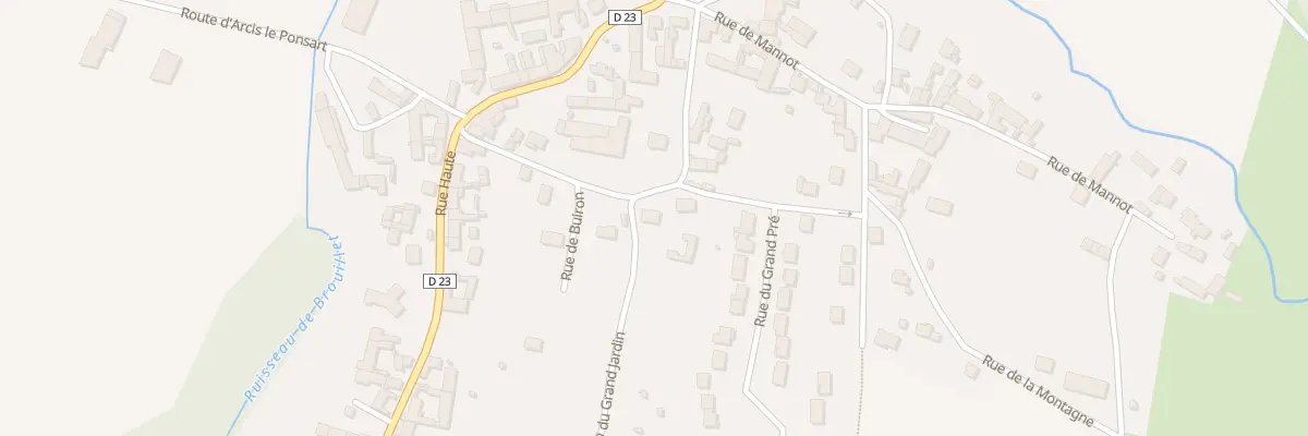 Plan du 6 Rue de Buiron à Crugny