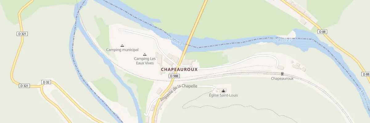 Plan du 21 Rte de la Gare à Saint Bonnet-Laval
