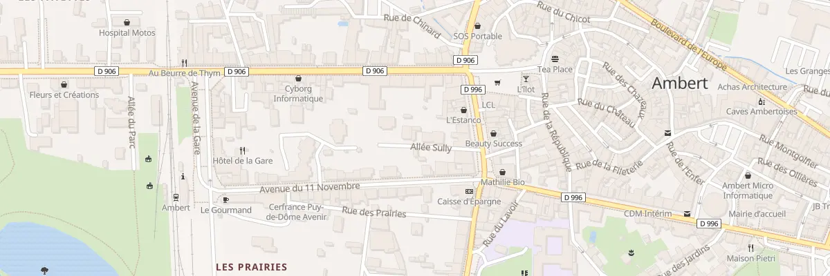 Plan du 4 All Sully à Ambert