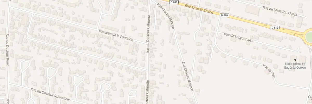 Plan du 25 Rue du Docteur Calmette à Romilly-sur-Seine