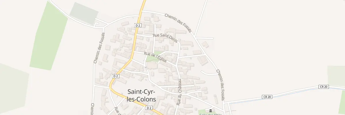 Plan du 13 Rue de l’Eglise à Saint-Cyr-les-Colons