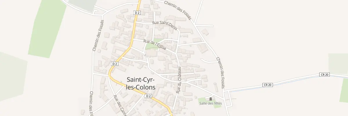 Plan du 19 Rue du Château à Saint-Cyr-les-Colons
