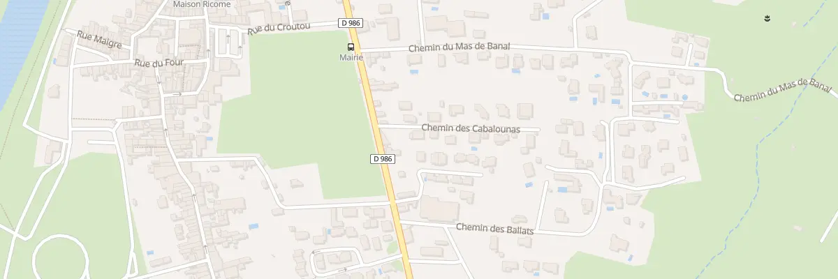 Plan du 40 Che des Cabalounas à Saint-Bauzille-de-Putois