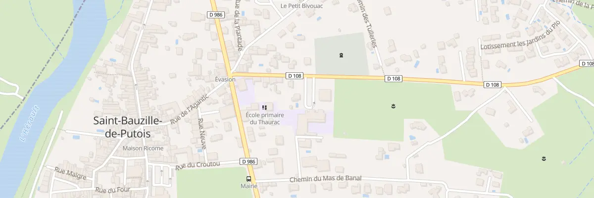 Plan du 5969F Rte de Montoulieu à Saint-Bauzille-de-Putois