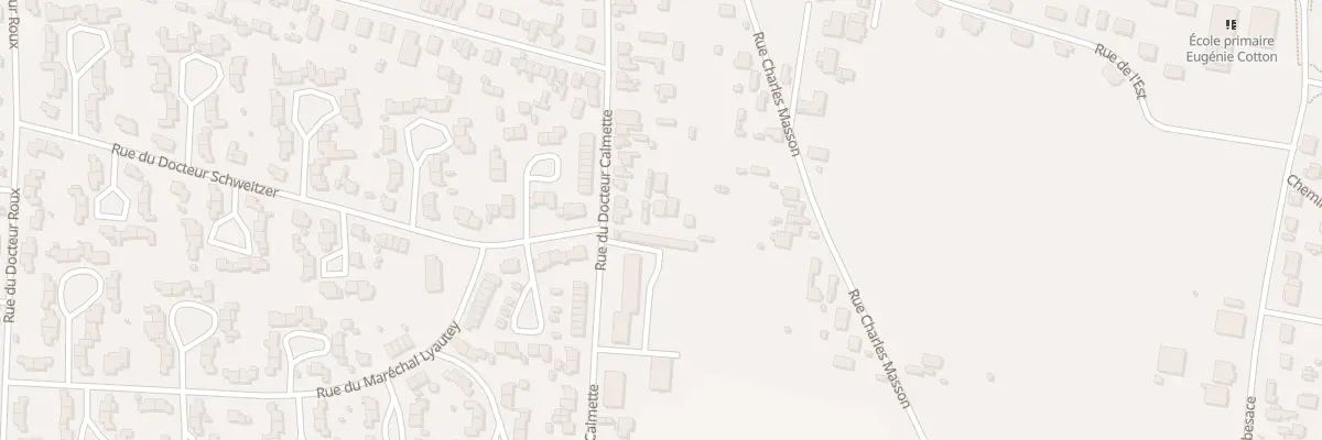 Plan du 9001 Rue du Docteur Calmette à Droupt-Sainte-Marie