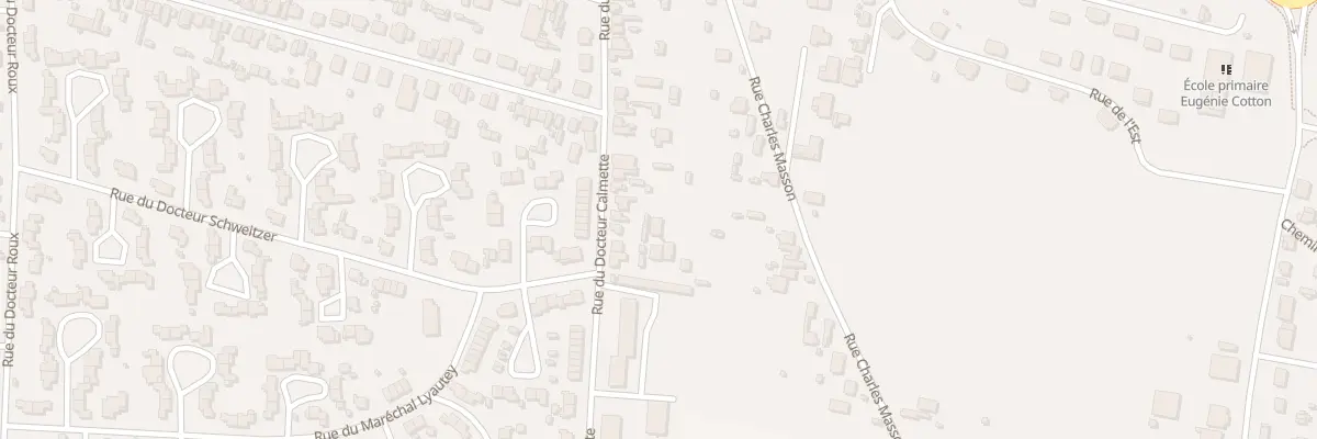 Plan du 61 Rue du Docteur Calmette à Droupt-Sainte-Marie