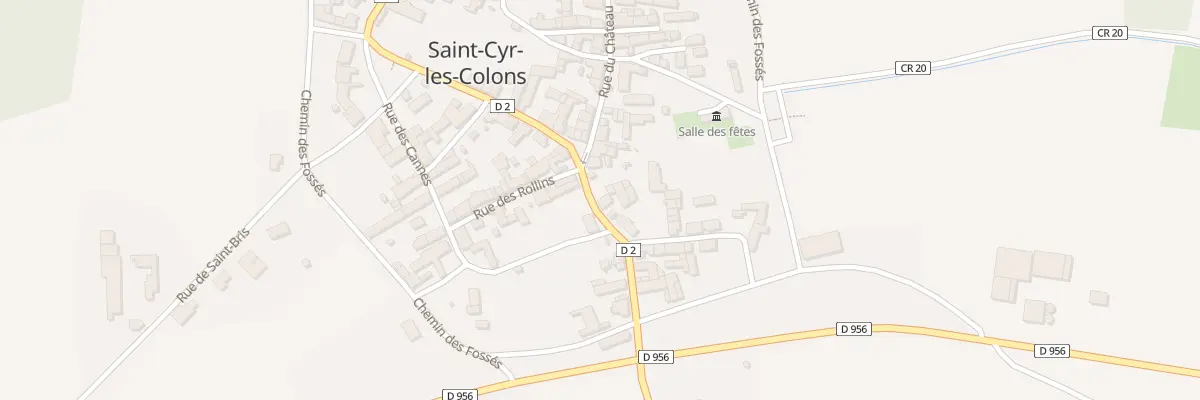 Plan du 3 Rue de la Porte de Cravant à Saint-Cyr-les-Colons